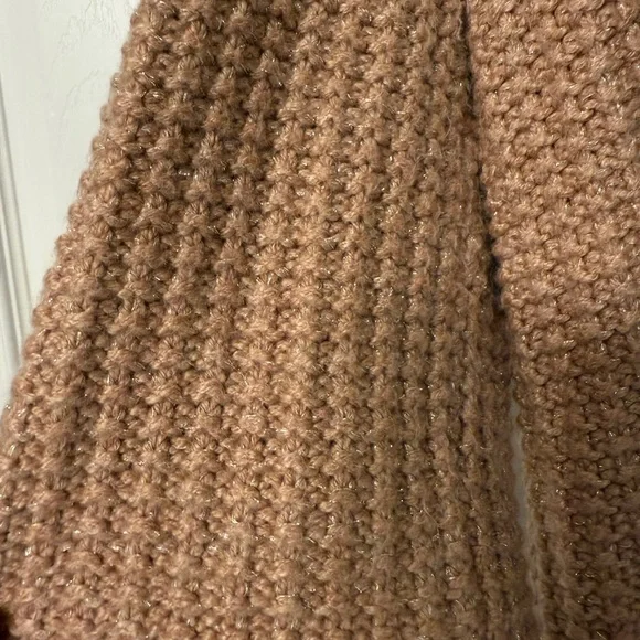 Lilly Pulitzer Camel Cardigan with Faux Fur Trim - Picture 7 of 8